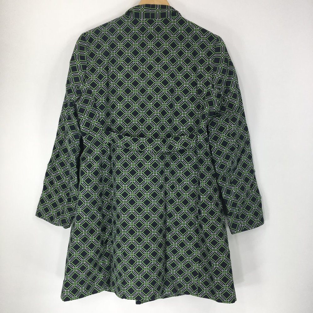 Banana Republic L Coat Double Breasted Blue Green - Picture 8 of 8